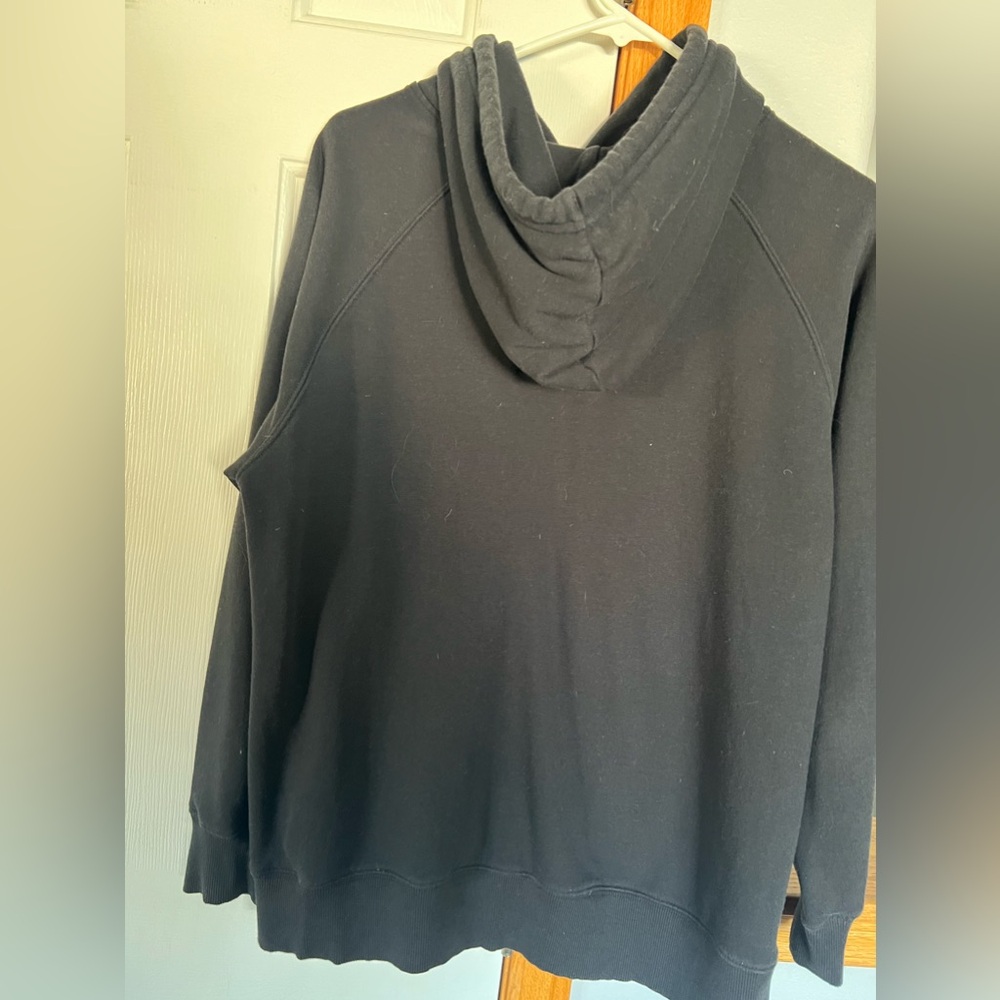 North face women’s black hoodie size large - Picture 3 of 4
